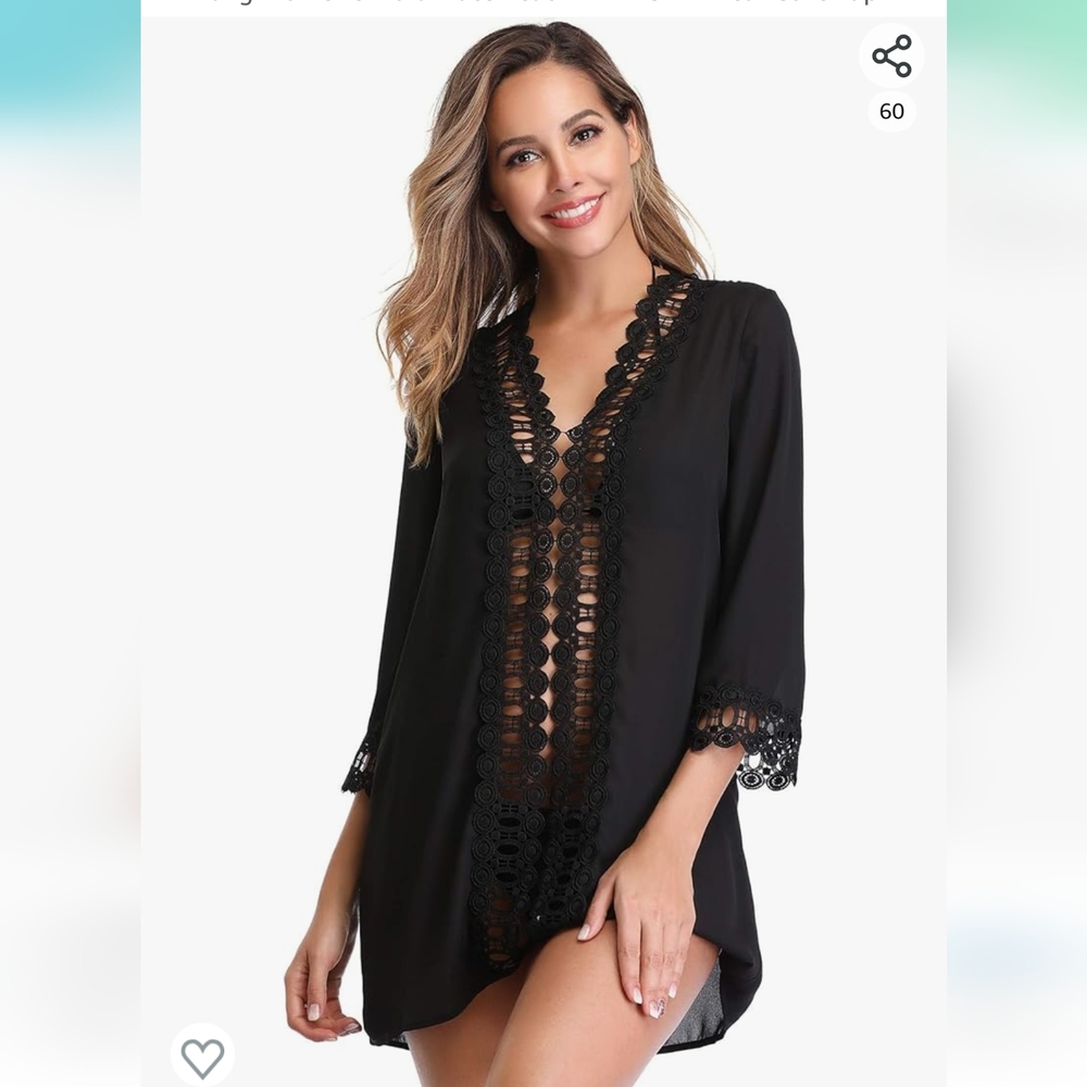 Lace Beach Coverup